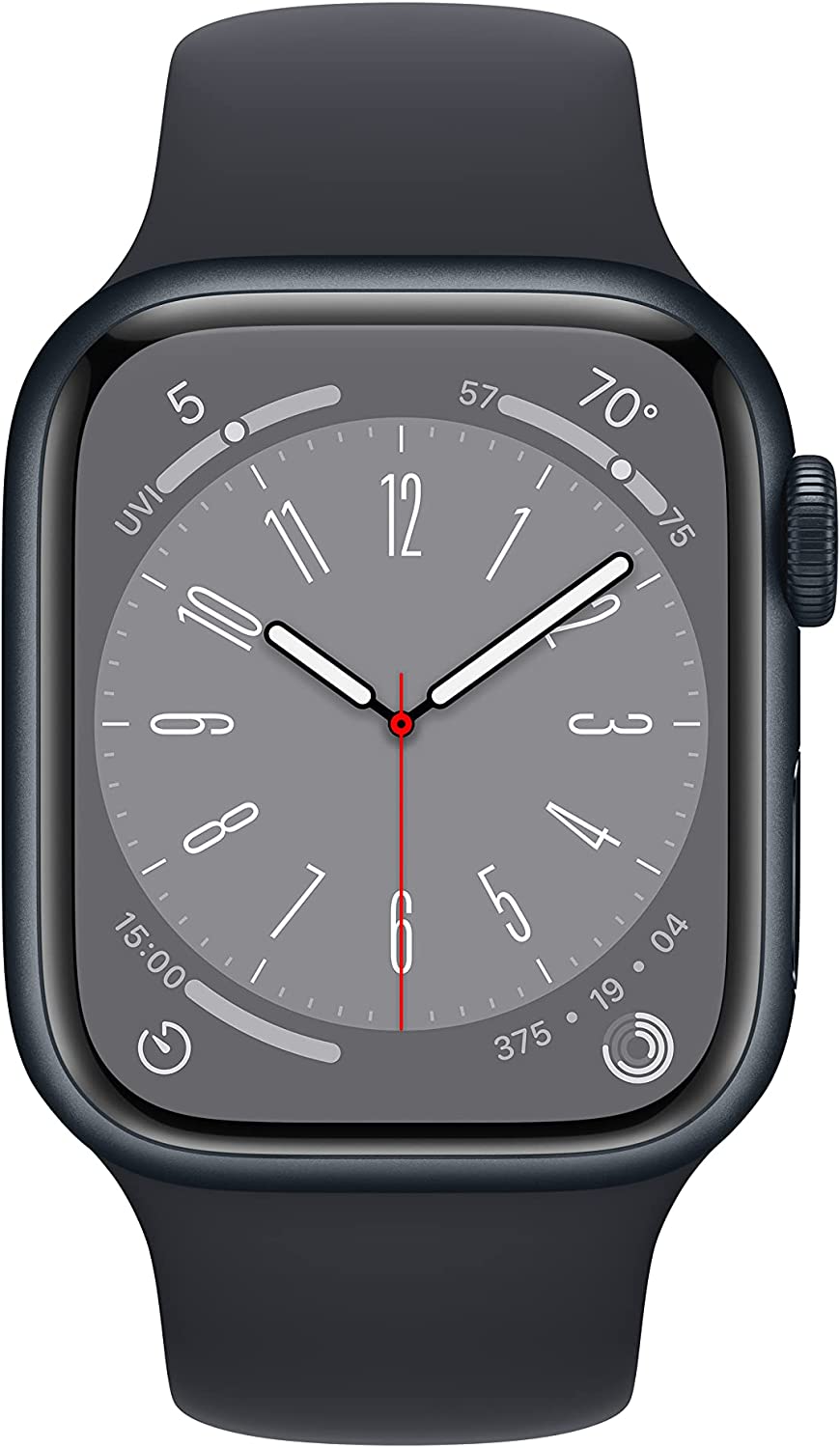 Apple Watch Series 8 GPS 45mm Midnight Aluminum Case with