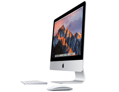 iMac Retina 4K مقاس 21.5 بوصة (2015) - Core i5 بسرعة 3.1 جيجاهرتز وذاكرة وصول عشوائي سعة 8 جيجابايت وذاكرة تخزين سعة 1 تيرابايت باللون الفضي