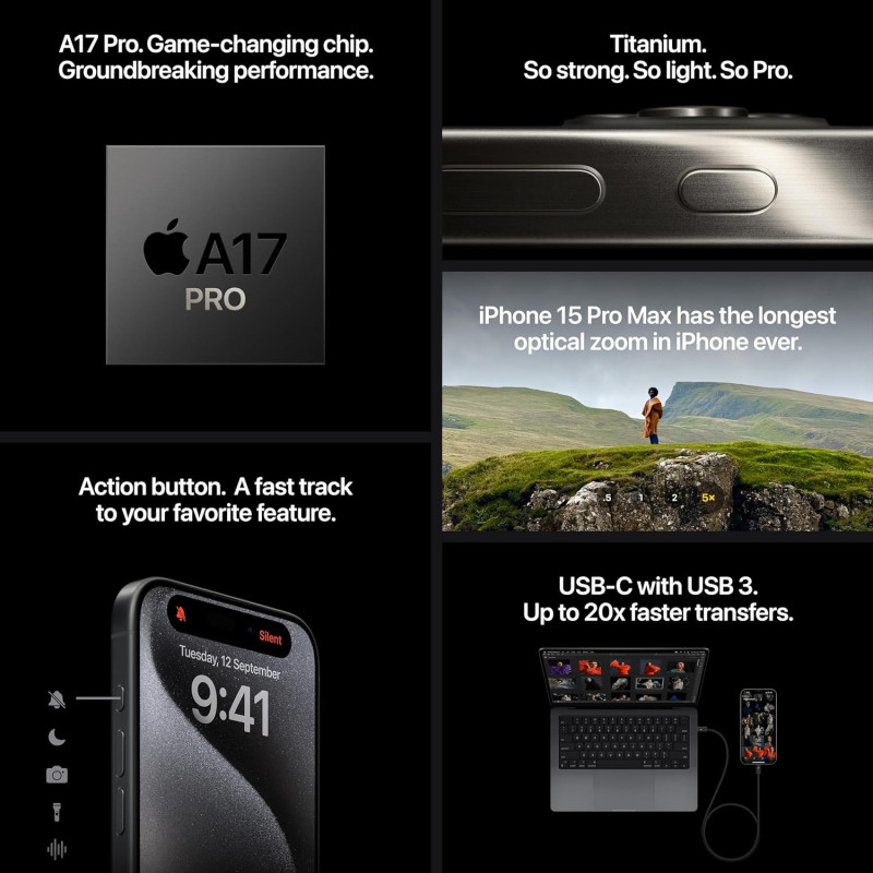 Apple iPhone 15 Pro Max (256 GB) 4350 AED – AWAD ELECTRONICS LLC