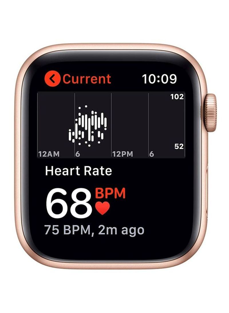 ساعة SE-44 ملم GPS هيكل من الألومنيوم الذهبي