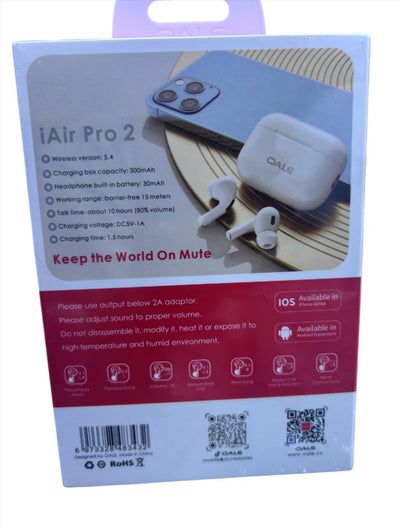 i air pro 2 wireless bluetooth oale